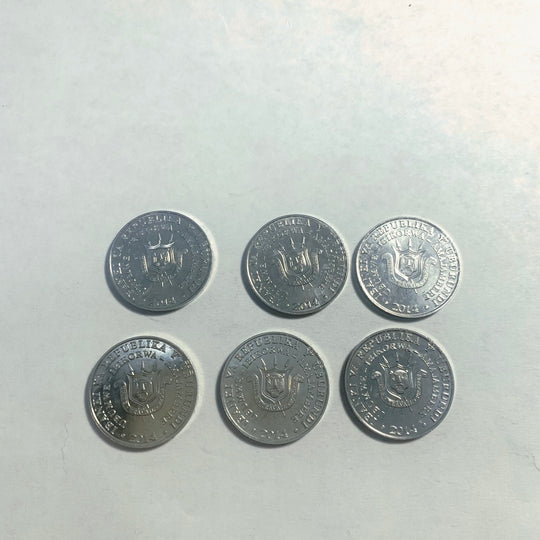 Burundi  6 coins Set Bird  complete set UNC