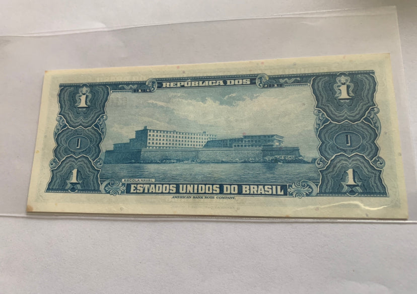 1944 - Republica Dos Estados Do Brasil, BRAZIL - 1 Cruzeiro Banknote