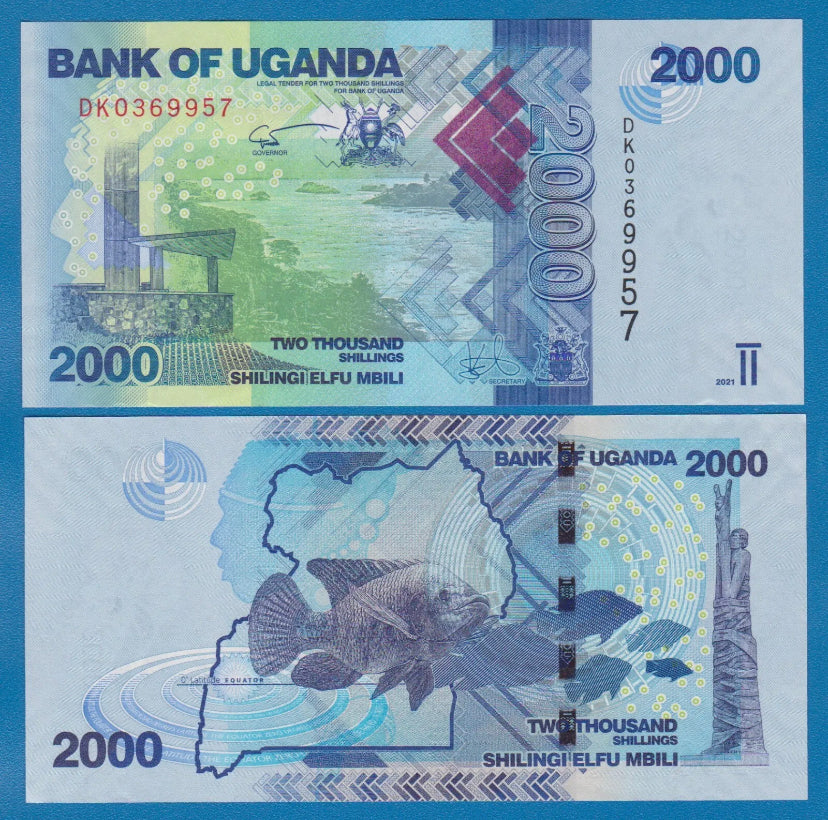 2004 Ouganda 100 shilling Monkey belle pièce BU