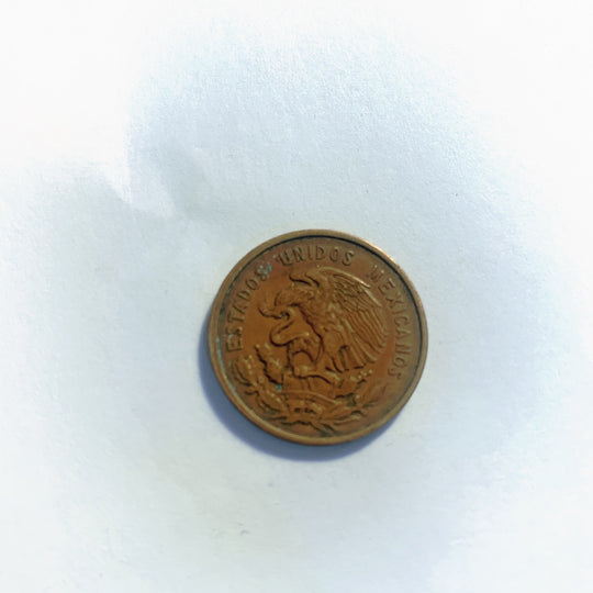 1967 Mexico Circulated Ten Centavo Coin VF