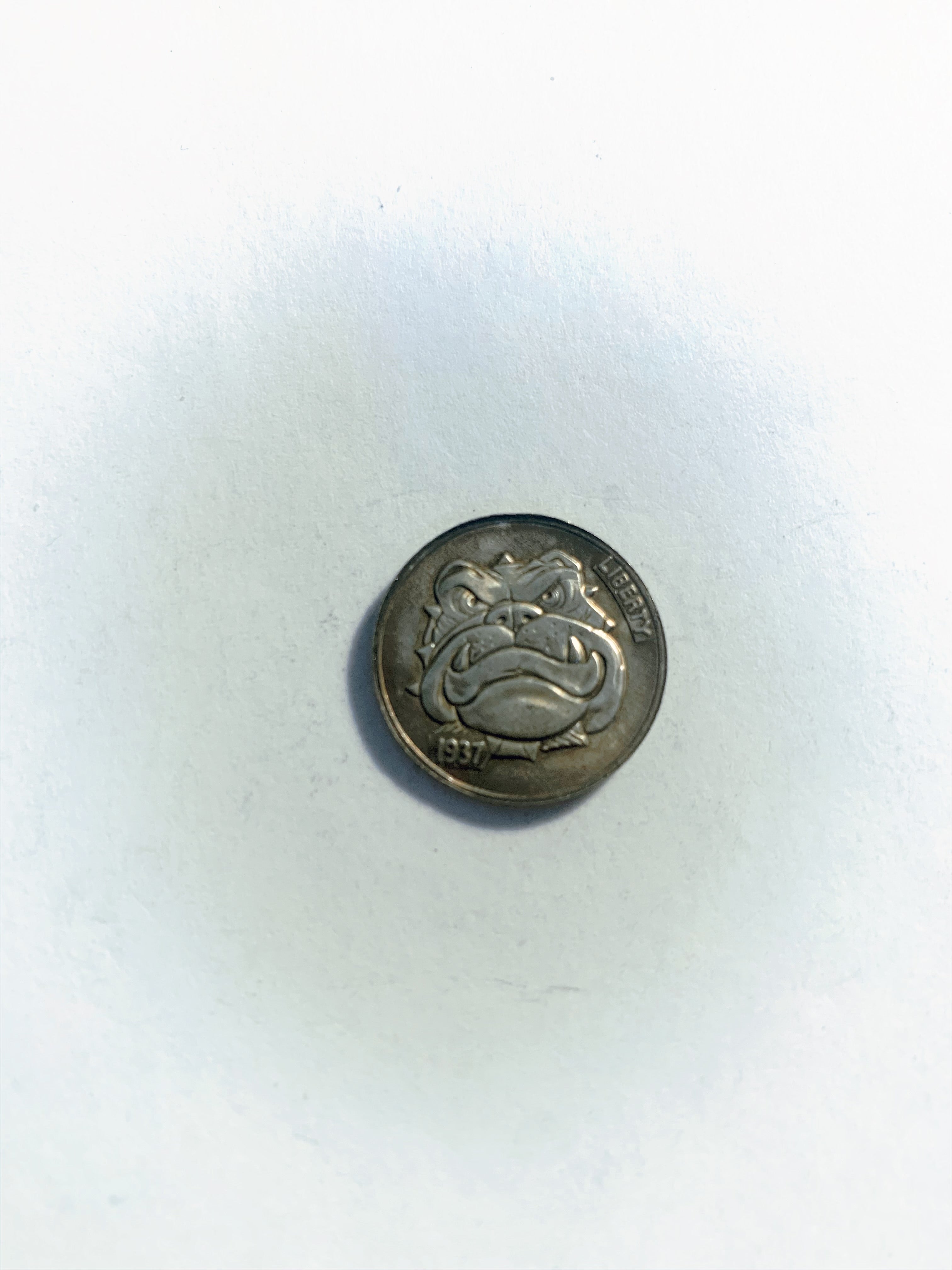 Lucky  & Gift Copper Coin “ Mr Dog “  23mm Coin