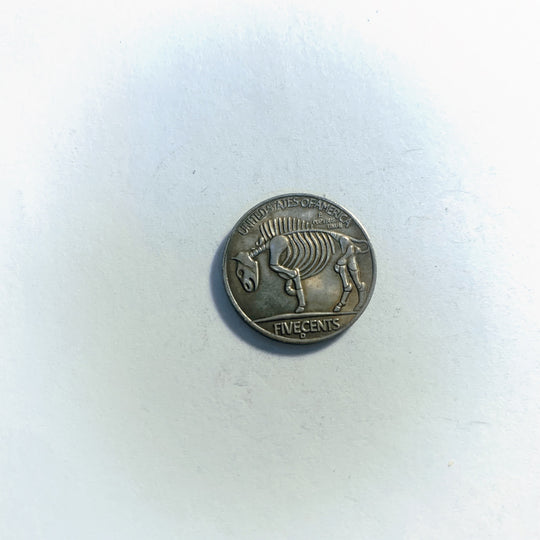 Lucky  & Gift Copper Coin “ Beautiful Girl  Picking Fruit “  23mm Coin