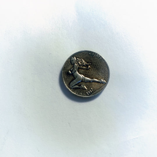 Lucky Coin - Pièce du Président Forrest dans une capsule de protection en plastique gravée en cuivre #PL03