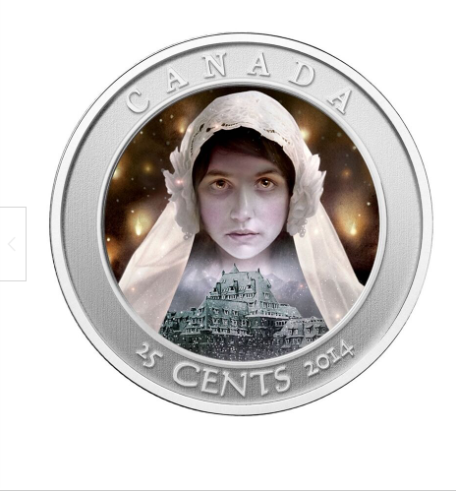 2014 25C Cupronickel GHOST BRIDE-Haunted Canada Lenticular Coin