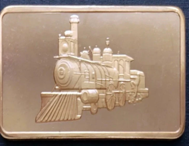 Train - 1oz. Pure Copper Bullion Bar****