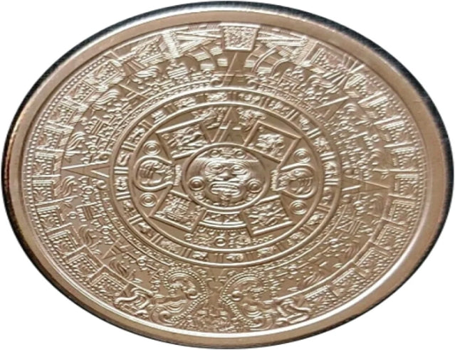 Aztec Calendar - 1oz. Pure Copper Bullion Round*** – CoinLegend