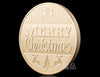 Lucky Coin - Season’s Greeting Micky Coin in Protective Plastic Capsule Gold plated