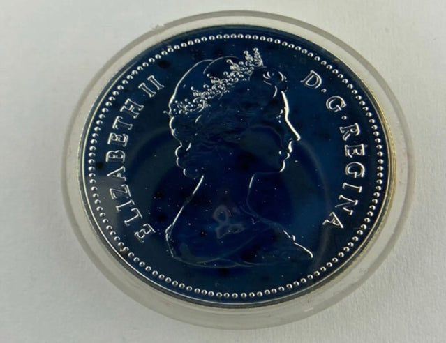 1980 Polar Bear 1 Canada Silver Coin belle pièce ***