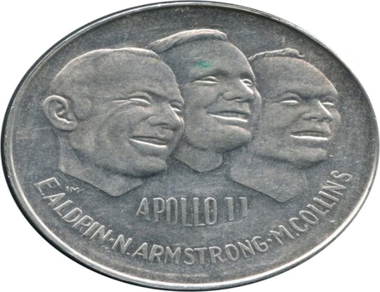 Apollo 11 - First Moon Landing - Aluminum Token***