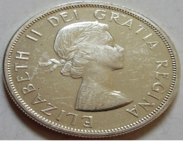 1963 Canada Silver 1 Dollar Coin UNC belle pièce *