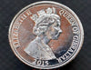 2016 British Gibraltar Coin 5pence Plant Flower Queen 17.5mm