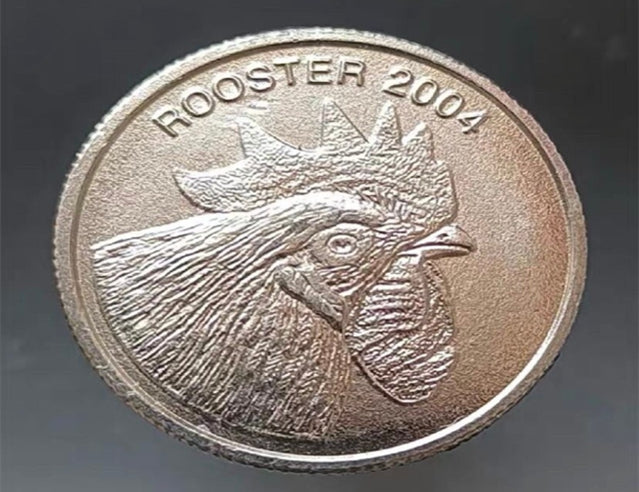 2004 Cap-Vert 5 Escudos Coins Coq belle pièce UNC