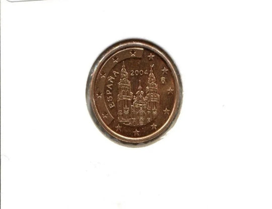 2004 Euro Espagne 1 cent TTB