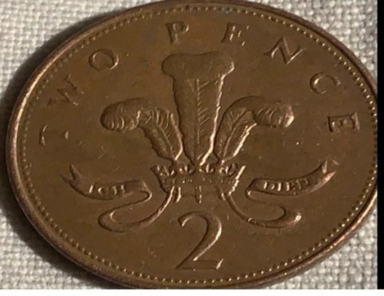 1997 United kingdom 2 penny VF