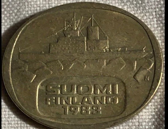 1983 Finland 5 markkaa VF