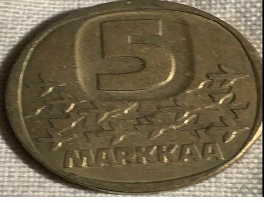 1983 Finland 5 markkaa VF