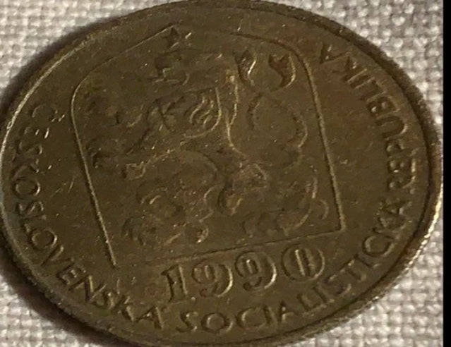 1990 Czech 20 haleru VF