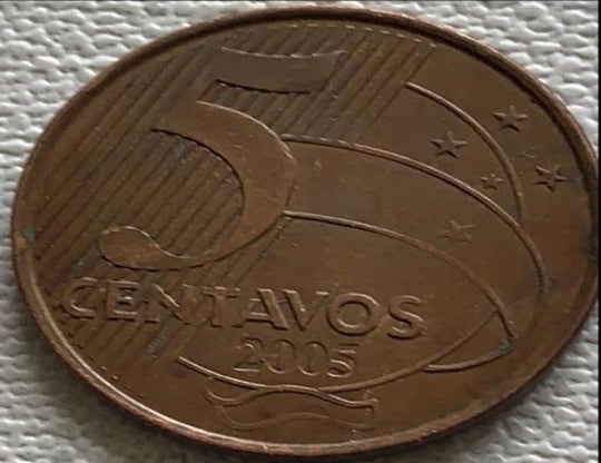 2005/2006 centavos du Brésil TTB