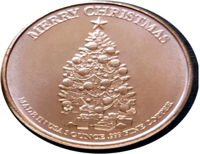 Snowman -1oz. Pure Copper Bullion Round***