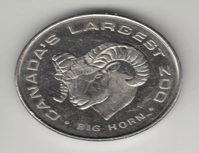 Calgary Zoo Token, Aufnahme eines erwachsenen Dinosauriertyps Nice ***