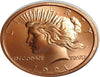 Peace Design Fine Copper Round Pure 1 OZ .999 Bullion ***