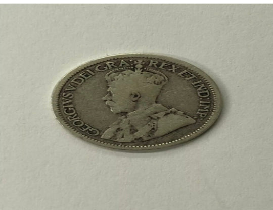 Newfoundland 1917 Silver 10 Cents Very Fine