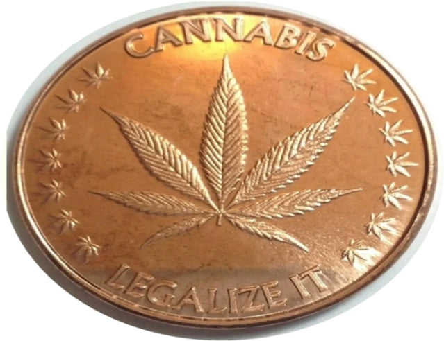 Légalisez-le en cuivre fin rond pur 1 OZ .999 lingots