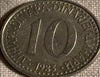 1975 - 1986 Yugoslavia 10 dinara VF