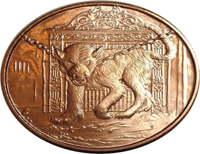 The Hellhound Fine Copper Round Pure 1 OZ .999 Bullion ***