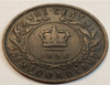 1896 Neufundland Kanada Großer Ein-Cent-1-Penny VICTORIA Hohe Qualität