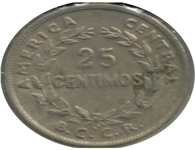 Costa Rica 1969 25 Centimos schöne Münze***