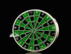 Lucky Coin - Dart Board - Craft Gift Coin Colored in Protective Plastic Capsule Silver plated