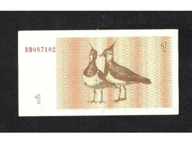 Billet 1 de Lituanie de 1992