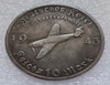 Weapon Coin - Germany 1941-1944 Air fighter Coin in Protective Plastic Capsule Copper Engraved #WE02-05