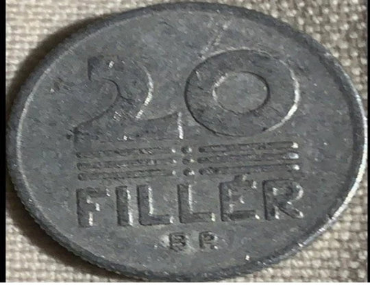 1968  Hungary 20 filler VF