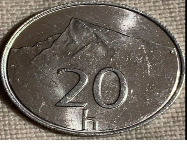 2002 Slovakia 1 koruna VF