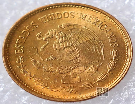 1983 Mexico 20 pesos Maya copper coins BU