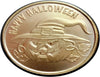 Joyeux Halloween 1oz. Ronde de lingots de cuivre pur***