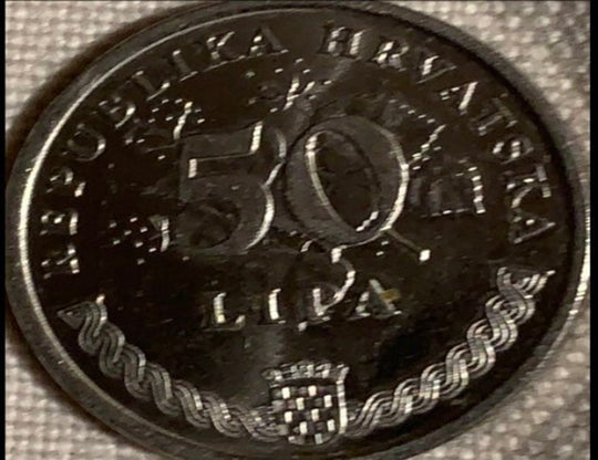 1996 Croatia 50 lipa VF