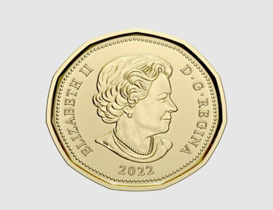 2022 Canada 1 Dollar Loonie Alexander Graham Bell Coloré BU