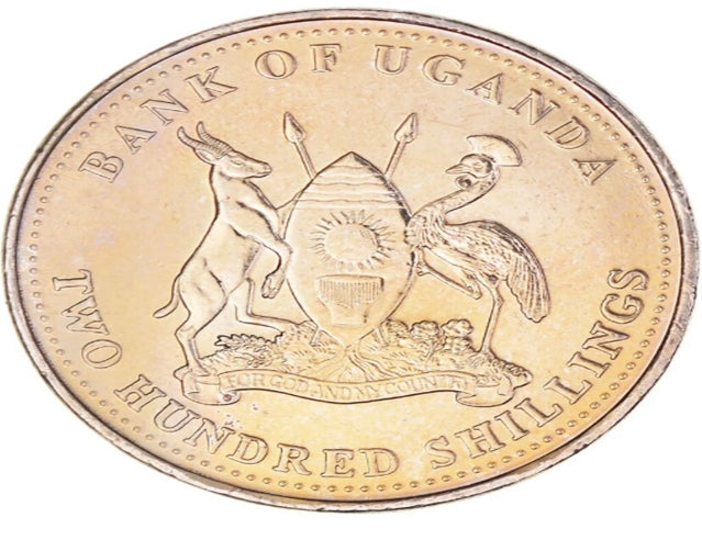 1998 Ouganda 200 Shillings Très belle pièce ***