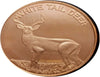 White Tail Deer 1oz. Pure Copper Bullion Round***