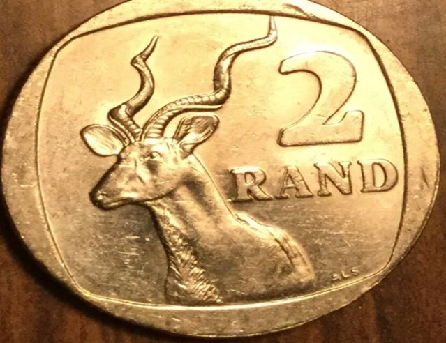 2002-2005 Südafrika 2 Rand Münze SS Schöne Münze***