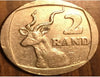 2002-2005 Südafrika 2 Rand Münze SS Schöne Münze***