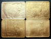 North American Wildlife Series - Set of Four - 1oz. Pure Copper Bullion Bars ****