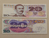 1982 Pologne Billet de banque à 20 fentes, papier-monnaie