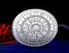 Lucky Coin -12 constellation Craft Gift Coin Colored in Protective Plastic Capsule Silver Plated Nice coin