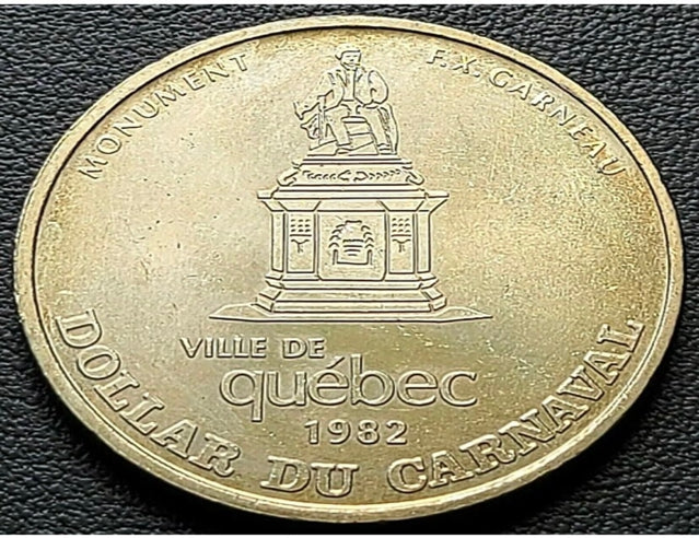 1982 / 1970 Carnaval de Quebec 1 Trade Dollar - 1970 Effigy