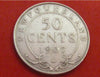 Terre-Neuve 1907 Argent 50 Cents Très Fin