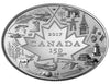 Pièce de monnaie Canada 3 en argent fin 2017 - Cœur de notre nation***